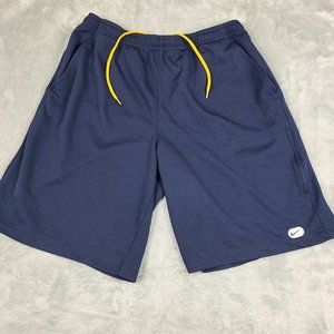 Vintage Nike Shorts Men‎ Size Xl Blue Drawstrings  Basketball Swoosh Oversize